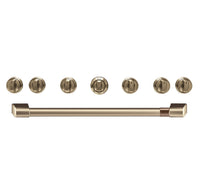 Café Handle and Knob Set for 36" Range in Brushed Bronze - CXPR6HKPMBZ | Ensemble de poignées et de boutons Café bronze brossé pour cuisinière de 36 po - CXPR6HKPMBZ | CXPR6HBZ