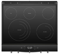 Whirlpool 6.4 Cu. Ft. Smart Slide-in Electric Range with Frozen Bake™ Technology - YWEE750H0HB|Cuisinière électrique coulissante intelligente Whirlpool, technologie Frozen Bake™, 6,4 pi3 - YWEE750H0HB|YWEE750B