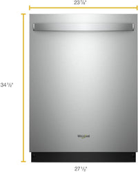 Whirlpool Built-In Dishwasher with Fan Dry - WDT730PAHW|Lave-vaisselle encastré Whirlpool avec séchage par ventilateur - WDT730PAHW|WDT730HW
