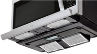 LG 2 Cu. Ft. Over-the-Range Microwave - Stainless Steel|Four à micro-ondes à hotte intégrée LG de 2 pi³ - acier inoxydable|LMV2055ST