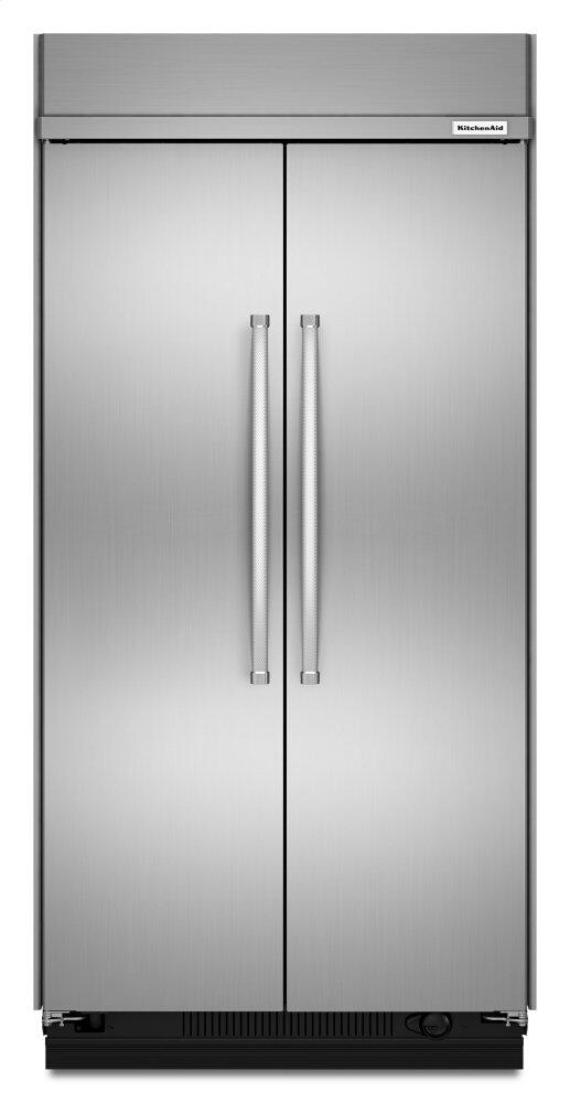 Kitchen Aid Stainless Steel Refrigerator-KBSN608ESS