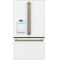 Café 22.2 Cu. Ft. French-Door Refrigerator with Hot Water Dispenser - CYE22TP4MW2|Réfrigérateur Café de 22,2 pi³ à portes françaises avec distributeur d'eau chaude - CYE22TP4MW2|CYE22TPW