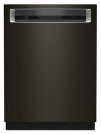 KitchenAid Top-Control Dishwasher with LED Lighting - KDPM804KBS|Lave-vaisselle KitchenAid avec commandes sur le dessus et éclairage à DEL - KDPM804KBS|KDPM80KB