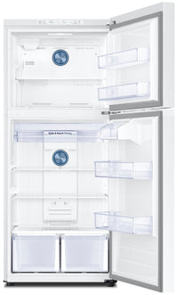 Samsung 17.6 FlexZone™ Top-Mount Refrigerator – RT18M6213WW/AA|Réfrigérateur Samsung de 17,6 pi³ à congélateur supérieur avec tiroir Flex Zone – RT18M6213WW/AA|RT18M62W