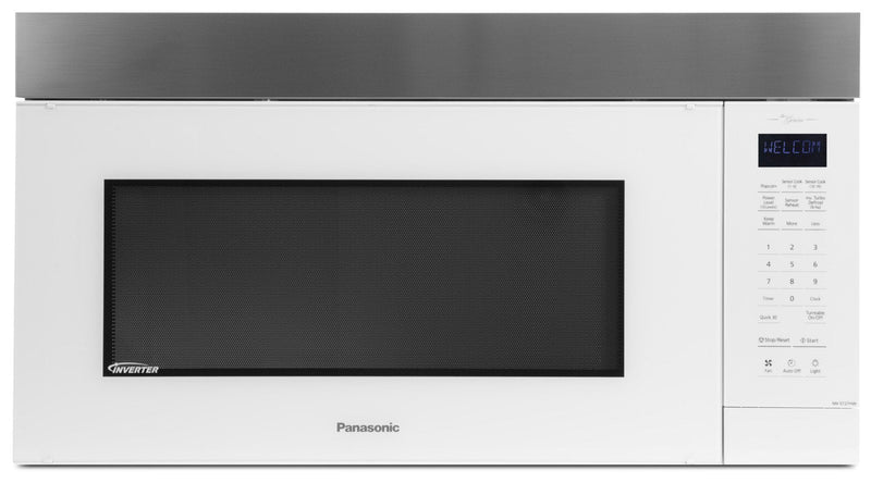 Panasonic Genius Inverter Over-the-Range Microwave Oven – NN-ST27HW|Four à micro-ondes Panasonic GeniusMD à hotte intégrée avec technologie InverterMD - NN-ST27HW|NNST27HW