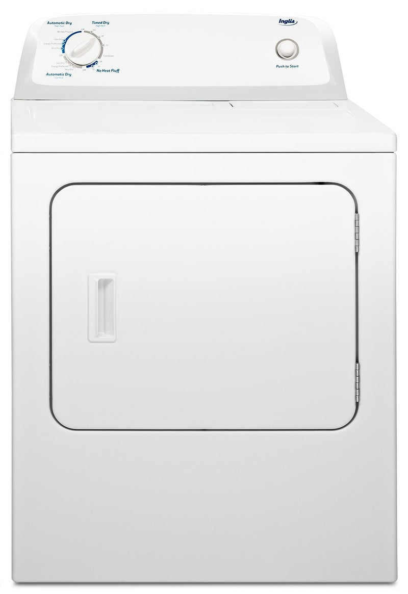Inglis 6.5 Cu. Ft. Electric Dryer with Automatic Drying Control – YIED4671EW|Sécheuse électrique Inglis de 6,5 pi³ - blanche|YIED4671