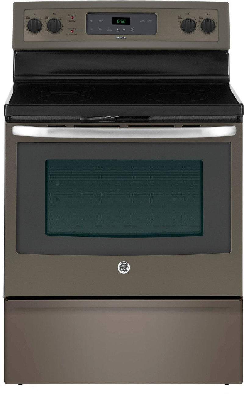 GE 5.0 Cubic Foot Freestanding Electric Self-Cleaning Range – JCB630EKES|Cuisinière électrique amovible autonettoyante GE de 5,0 pi³ – JCB630EKES|JCB630EK