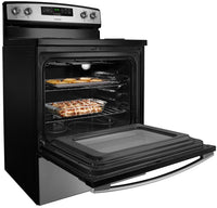 Amana 4.8 Cu. Ft. Freestanding Electric Range – YACR4303MFS|Cuisinière électrique amovible Amana de 4,8 pi³ – YACR4303MFS|YACR430S