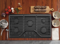 GE 36" Built-In Gas Cooktop - JGP5036DLBB|Surface de cuisson à gaz encastrée GE de 36 po – JGP5036DLBB|JGP5036B