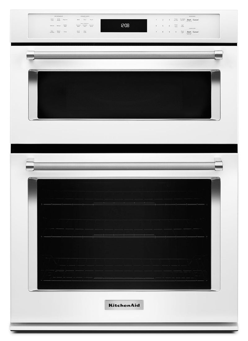 KitchenAid 27" Combination Wall Oven with Even-Heat™ True Convection - KOCE507EWH|Four mural combiné KitchenAid de 27 po à convection véritable Even-Heat(MC) - KOCE507EWH|KOCE507W