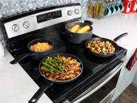 Amana 4.8 Cu. Ft. Freestanding Electric Range with Self-Clean – YAER6603SFS|Cuisinière électrique amovible Amana de 4,8 pi3 avec autonettoyage – YAER6603SFS|YAER660S