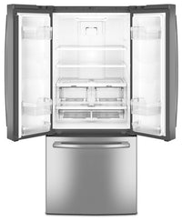 GE 20.8 Cu. Ft. French-Door Refrigerator – GNE21DSKSS|Réfrigérateur GE de 20,8 pi³ à portes françaises – GNE21DSKSS|GNE21DSS