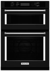 KitchenAid 30” Double Wall Oven with Microwave and Conventional Oven – KOCE500EBS|Four mural combiné avec four à micro-ondes et four traditionnel KitchenAid de 30 po – KOCE500EBS|KOCE50BS