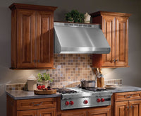 Broan 36" Pro-Style Wall-Mounted Range Hood – E6036TSSLC|Hotte de cuisinière murale Broan de style professionnel de 36 po – E6036TSSLC|E6036TSS