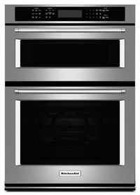 KitchenAid 27" Combination Wall Oven with Even-Heat™ True Convection - KOCE507ESS|Four mural combiné KitchenAid de 27 po à convection véritable Even-Heat(MC) - KOCE507ESS|KOCE507S