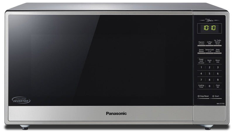 Panasonic® 1.6 Cu. Ft. Countertop Microwave - Stainless Steel|Four à micro-ondes de comptoir Panasonic de 1,6 pi³ - acier inoxydable|NNST775S