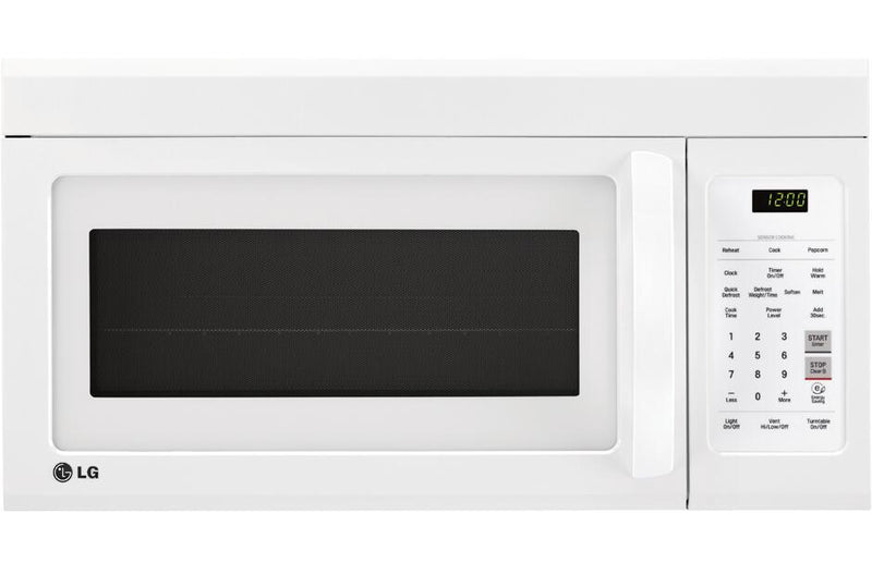 LG 1.8 Cu. Ft. Over-the-Range Microwave – LMV1852SW|Four à micro-ondes à hotte intégrée LG de 1,8 pi³ – LMV1852SW|LMV1852SW