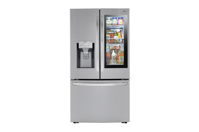 LG 23.5 Cu. Ft. French-Door Refrigerator with InstaView Door-in-Door® - LRFVC2406S | Réfrigérateur LG 23,5 pi³ portes françaises, système InstaViewMC porte dans la porteMC – LRFVC2406S | LRFVC24S