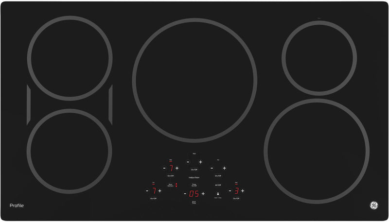 GE Profile™ 36" Electric Induction Cooktop – PHP9036SJSS|Surface de cuisson électrique à induction GE ProfileMC de 36 po - PHP9036SJSS|PHP9036S