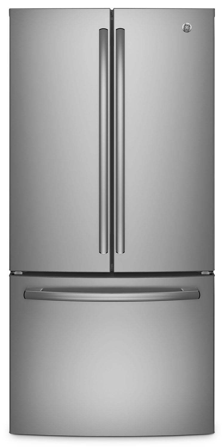 GE 24.8 Cu. Ft. French-Door Refrigerator – GNE25DSKSS|Réfrigérateur GE de 24,8 pi³ à portes françaises – GNE25DSKSS|GNE25DSK