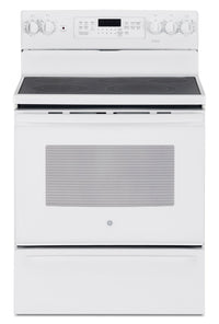 GE 5.0 Cu. Ft. Freestanding Electric Range – JCB840DKWW|Cuisinière électrique amovible GE de 5,0 pi³ – JCB840DKWW|JCB840KW