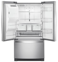 Whirlpool 27 Cu. Ft. French-Door Refrigerator in Fingerprint-Resistant Stainless Steel - WRF757SDHZ|Réfrigérateur Whirlpool de 27 pi³ à portes françaises - WRF757SDHZ|WRF757HZ