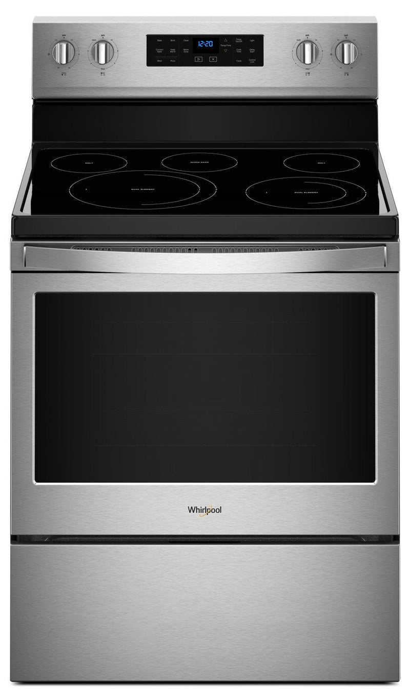 Whirlpool 5.3 Cu. Ft. Freestanding Electric Range with Fan Convection Cooking - YWFE550S0HZ|Cuisinière électrique non encastrée, cuisson à convection par ventilateur 5,3 pi3 - YWFE550S0HZ|YWFE550Z