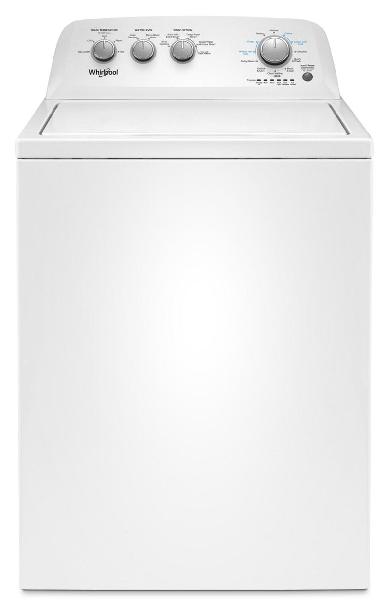Whirlpool 4.4 Cu. Ft. Top-Load Washer with Soaking Cycles - WTW4855HW|Laveuse Whirlpool à chargement par le haut de 4,4 pi3 avec cycles de trempage - WTW4855HW|WTW4855H