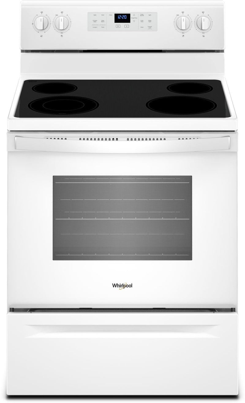 Whirlpool 5.3 Cu. Ft. Self-Cleaning Electric Range - YWFE521S0HW|Cuisinière électrique autonettoyante Whirlpool de 5,3 pi³ - YWFE521S0HW|YWFE521W