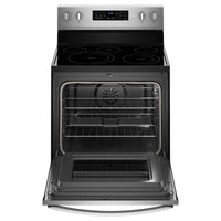 Whirlpool 5.3 Cu. Ft. Freestanding Electric Range with Fan Convection Cooking - YWFE550S0HZ|Cuisinière électrique non encastrée, cuisson à convection par ventilateur 5,3 pi3 - YWFE550S0HZ|YWFE550Z