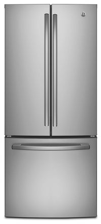 GE 20.8 Cu. Ft. French-Door Refrigerator – GNE21DSKSS|Réfrigérateur GE de 20,8 pi³ à portes françaises – GNE21DSKSS|GNE21DSS