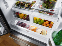 KitchenAid 22 Cu. Ft. French-Door Refrigerator with Interior Dispenser - KRFC302ESS|Réfrigérateur KitchenAid de 22 pi3 à portes françaises avec distributeur interne - KRFC302ESS|KRFC302S