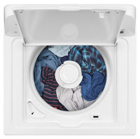 Amana 4.0 Cu. Ft. Top-Load Washer with Dual Action Agitator – NTW4516FW|Laveuse Amana à chargement par le haut de 4,0 pi3 avec agitateur à double action - NTW4516FW|NTW4516W