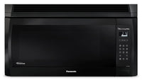 Panasonic® 2.0 Cu. Ft. Genius® Prestige® Plus Over-the-Range Microwave Oven - Black|Four à micro-ondes à hotte intégrée Genius(MD) Prestige Plus de 2.0 pi³ de Panasonic - noir|NNSE284B