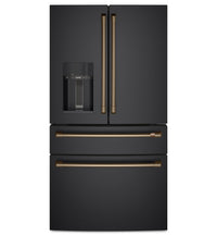 Café 4-Piece Brushed Bronze Handle Kit for French-Door Refrigerator - CXQB4H4PNBZ | Trousse de poignées Café 4 pièces bronze brossé pour réfrigérateur à portes françaises - CXQB4H4PNBZ | CXQB4HBZ
