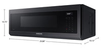 Samsung 1.1 Cu. Ft. Low-Profile Over-the-Range Microwave - ME11A7710DG/AC | Four à micro-ondes à hotte intégrée à profil bas Samsung de 1,1 pi³ - ME11A7710DG/AC | ME11A77G
