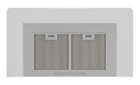 Broan Elite 36" Curved Glass Chimney Range Hood - EW4636SS | Hotte cheminée Broan Elite en verre incurvé de 36 po – EW4636SS | EW4636SS