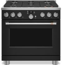 Café 5.75 Cu. Ft. Commercial-Style 6-Burner Dual Fuel Range - C2Y366P3TD1 | Cuisinière hybride Café de style commercial de 5,75 pi3 à 6 brûleurs - C2Y366P3TD1 | C2Y366TD