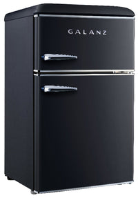 Galanz 3.1 Cu. Ft. Retro Mini Refrigerator - GLR31TBKER | Mini réfrigérateur Galanz rétro de 3,1 pi3 - GLR31TBKER | GLR31TBK