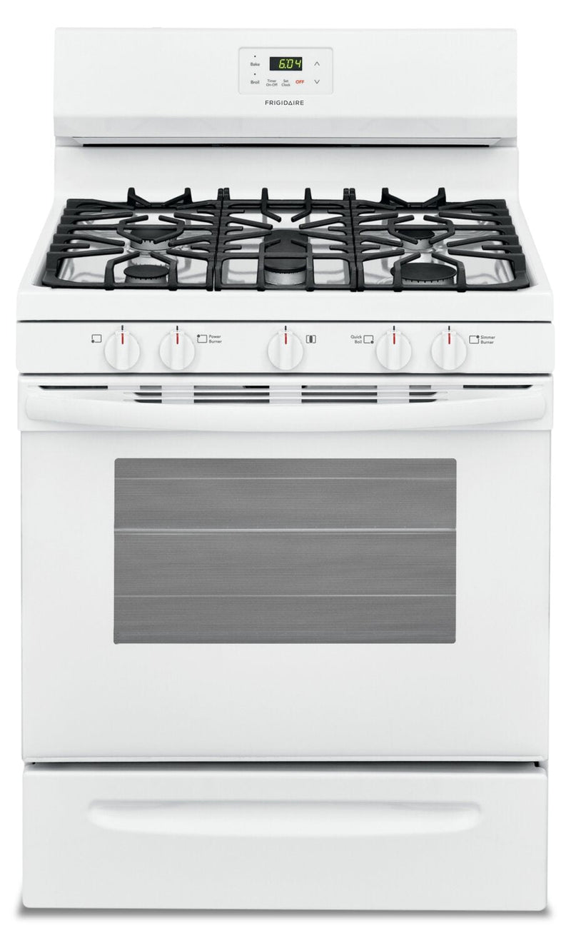 Frigidaire 5.0 Cu. Ft. Freestanding Gas Range - FCRG3052AW | Cuisinière amovible à gaz Frigidaire de 5,0 pi³ – FCRG3052AW | FCRG3052