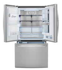 LG 23.5 Cu. Ft. French-Door Refrigerator with InstaView Door-in-Door® - LRFVC2406S | Réfrigérateur LG 23,5 pi³ portes françaises, système InstaViewMC porte dans la porteMC – LRFVC2406S | LRFVC24S