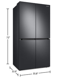 Samsung 29.2 Cu. Ft. 4-Door Refrigerator with FlexZone™ - RF29A9071SG/AC | Réfrigérateur Samsung de 29,2 pi³ à 4 portes avec compartiment FlexZoneMC – RF29A9071SG | RF29A90G