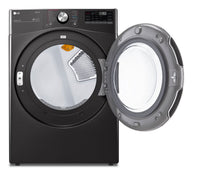 LG 7.4 Cu. Ft. Electric Dryer with AI Sensor Dry - DLEX4200B | Sécheuse électrique LG de 7,4 pi³ avec séchage par capteur IA - DLEX4200B | DLEX4200