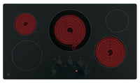 GE 36" Built-In Electric Cooktop - JP3036DLBB | Surface de cuisson électrique encastrée GE de 36 po – JP3036DLBB | JP3036LB