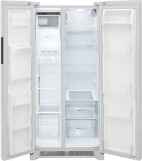 Frigidaire 22.3 Cu. Ft. Side-by-Side Refrigerator - FRSS2323AW | Réfrigérateur Frigidaire de 22,3 pi³ à compartiments juxtaposés - FRSS2323AW | FRSS232W