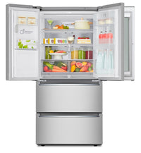 LG 18.3 Cu. Ft. Counter Depth 4-Door Refrigerator - LRMVC1803S | Réfrigérateur LG de 18,3 pi³ à 4 portes de profondeur comptoir - LRMVC1803S | LRMVC180