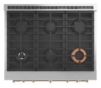 Café 6.2 Cu. Ft. Smart Commercial-Style 6-Burner Gas Range - CGY366P4TW2 | Cuisinière à gaz intelligente Café de style commercial de 6,2 pi3 à 6 brûleurs - CGY366P4TW2 | CGY366TW