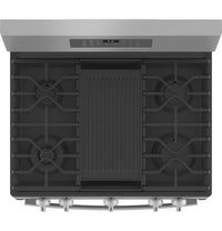 GE Profile 5.7 Cu. Ft. Freestanding Dual Fuel Range - PC2B935YPFS | Cuisinière hybride amovible GE ProfileMC de 5,7 pi³ – PC2B935YPFS | PC2B935S