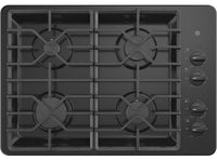 GE 30" Built-In Deep Recessed Gas Cooktop - JGP3030DLBB | Surface de cuisson à gaz profondément encastrée GE de 30 po – JGP3030DLBB | JGP3030B