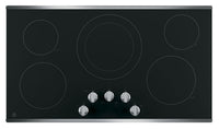 GE 36" Built-In Electric Cooktop - JP3036SLSS | Surface de cuisson électrique encastrée GE de 36 po – JP3036SLSS | JP3036LS
